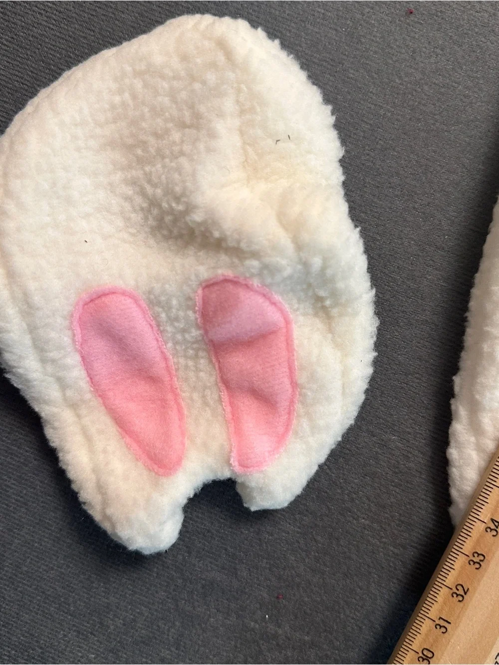 Living Fiction Little Lamb Baby Costume 12-18 Months Fleece Booties Halloween